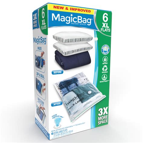 Pack Efficiently with the Magic Bag Instant Space No Vacuum Bags